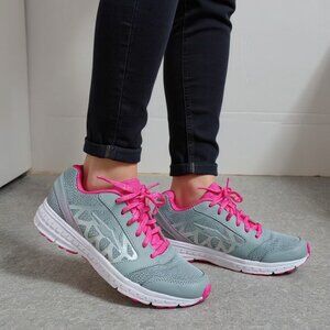Avia Women’s Running Shoes  Size 8  Gray & Hot Pink Lightweight Athletic Sneaker